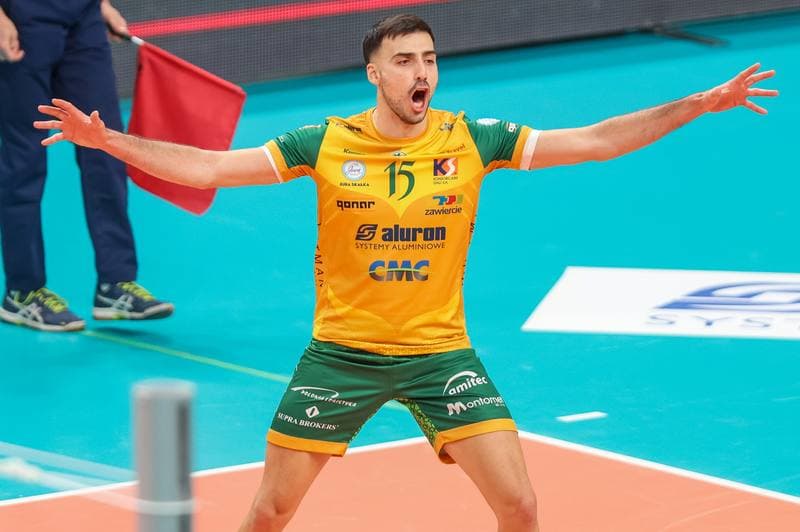 Volleyball. CEV Volleyball Cup. Aluron CMC Warta Zawiercie - Hebar Pazardzhik. 23.11.2023