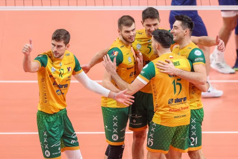 Volleyball. CEV Volleyball Cup. Aluron CMC Warta Zawiercie - Hebar Pazardzhik. 23.11.2023