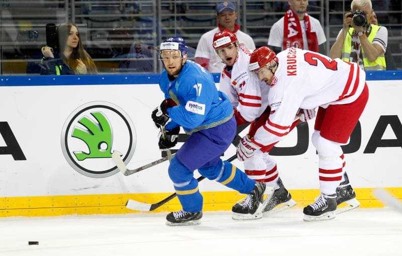 Ice Hockey. IIHF World Championship Division 1A. Poland - Kazakhstan. 23.04.2015