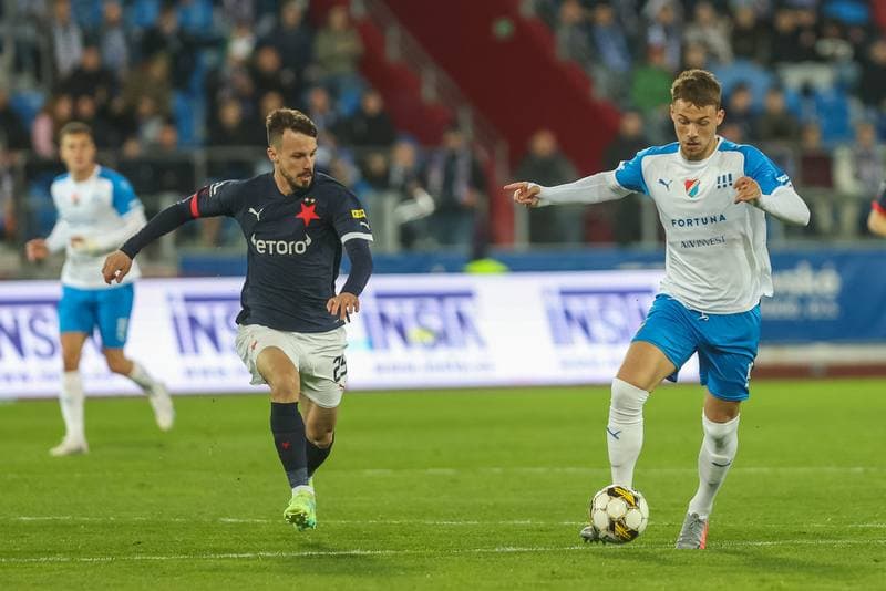 Football. Fortuna:Liga. Banik Ostrava - Slavia Prague. 25.04.2023