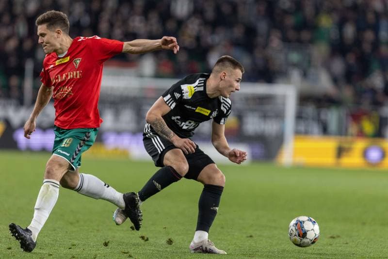 Football. Fortuna I Liga. Zaglebie Sosnowiec - LKS Lodz. 28.04.2023