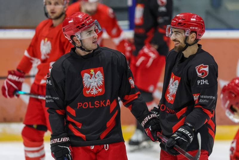 Ice Hockey. Poland national team. Training. 10.12.2023