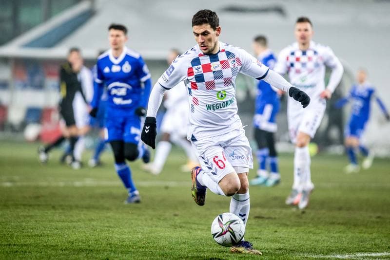 Football. PKO BP Ekstraklasa. Gornik Zabrze - Stal Mielec. 15.02.2021