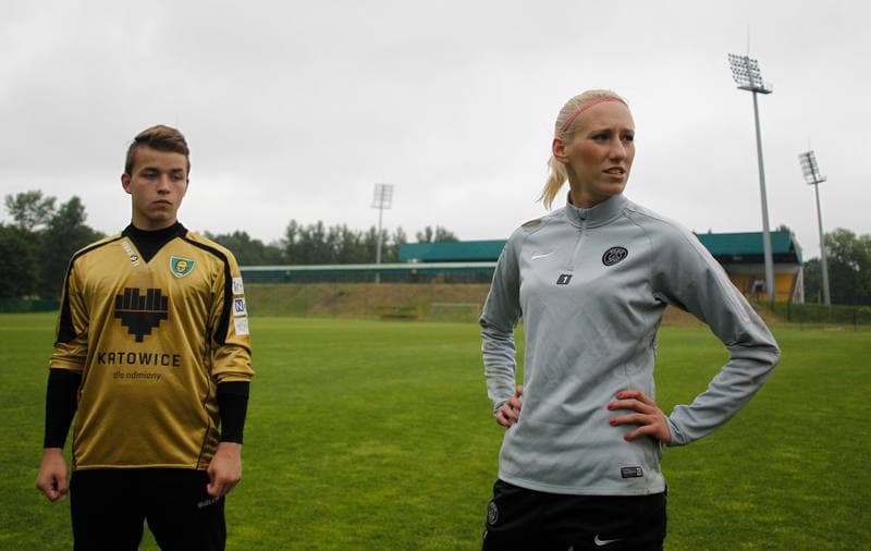 Football. GKS Katowice. Training. 15.06.2015