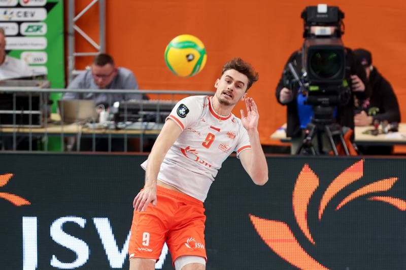 Volleyball. CEV Champions League. Jastrzebski Wegiel - SVG Luneburg. 17.01.2024