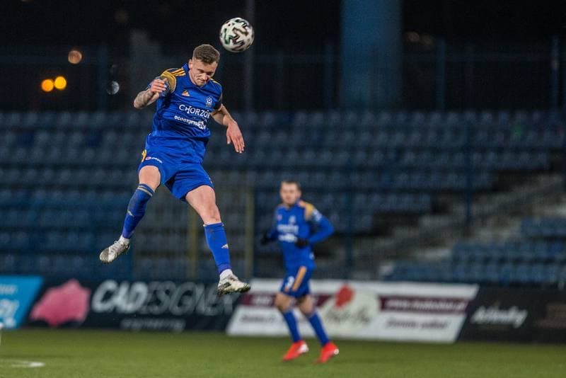 Football. III Liga. Ruch Chorzow - Foto-Higiena Gac. 13.03.2021