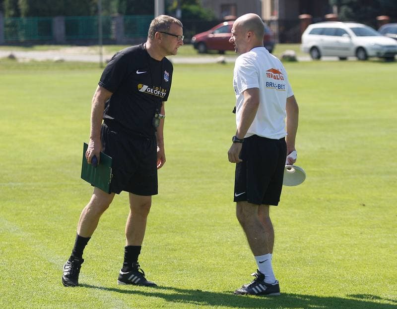 Football. Termalica Bruk-Bet Nieciecza. Training. 03.07.2015