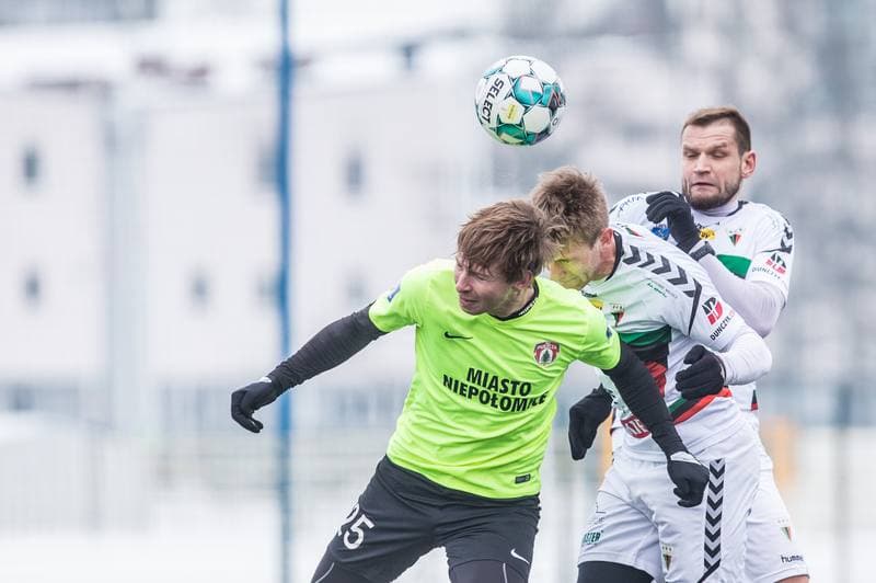 Football. Sparing. GKS Tychy - Puszcza Niepolomice. 13.02.2021