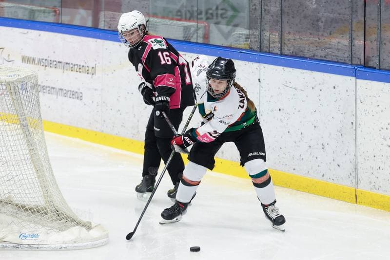 Ice Hockey. Tauron Liga Kobiet. Kojotki Naprzod Janow - Kozice Poznan. 20.01.2024