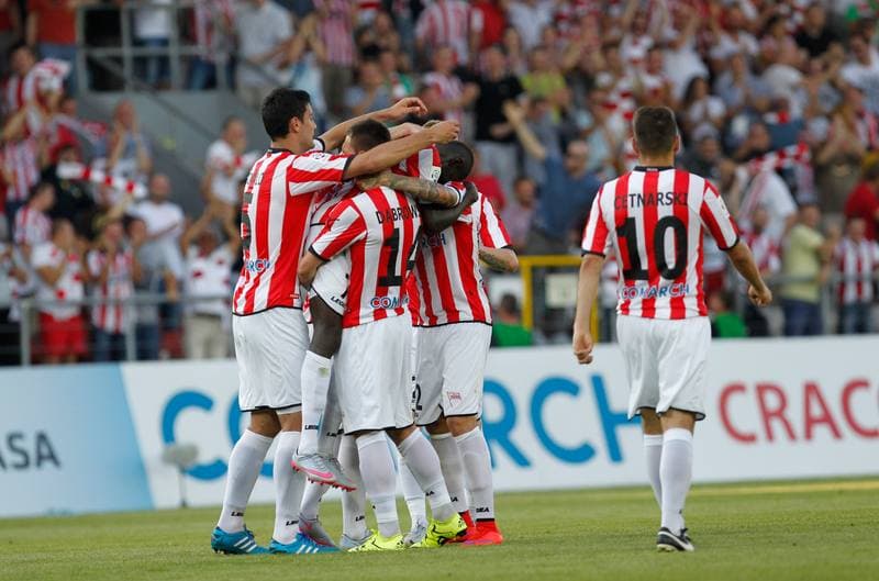 Football. PKO BP Ekstraklasa. Cracovia Krakow - Piast Gliwice. 07.08.2015