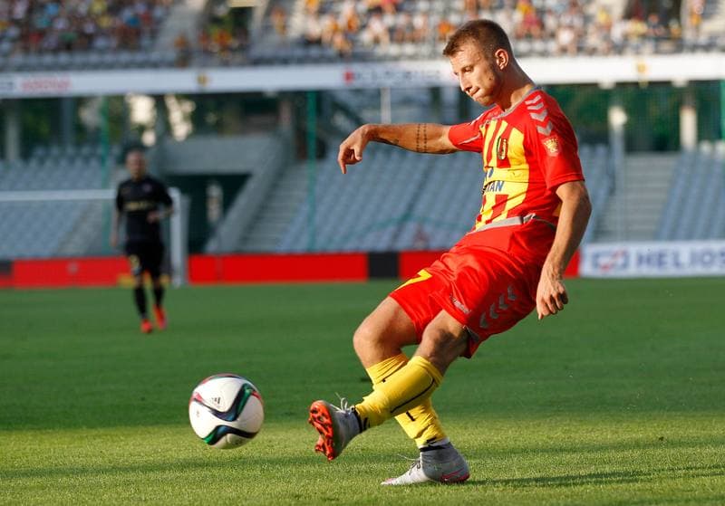 Football. PKO BP Ekstraklasa. Korona Kielce - Cracovia Krakow. 14.08.2015