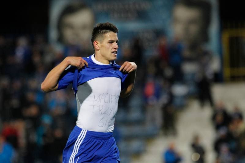 Football. T-Mobile Ekstraklasa. Ruch Chorzow - Slask Wroclaw. 21.11.2014