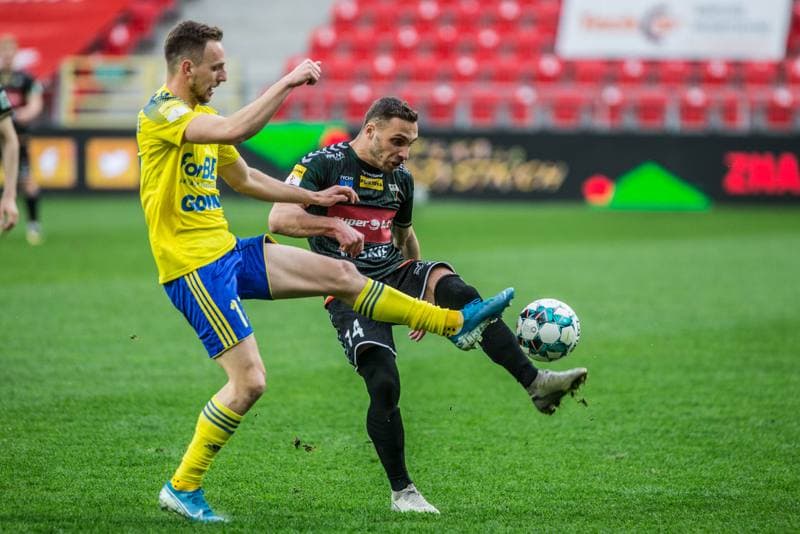 Football. Fortuna I Liga. GKS Tychy - Arka Gdynia. 01.04.2021