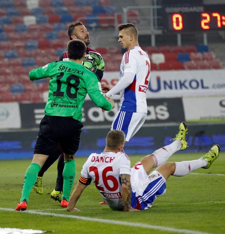 Football. PKO BP Ekstraklasa. Gornik Zabrze - Gornik Leczna. 28.11.2015