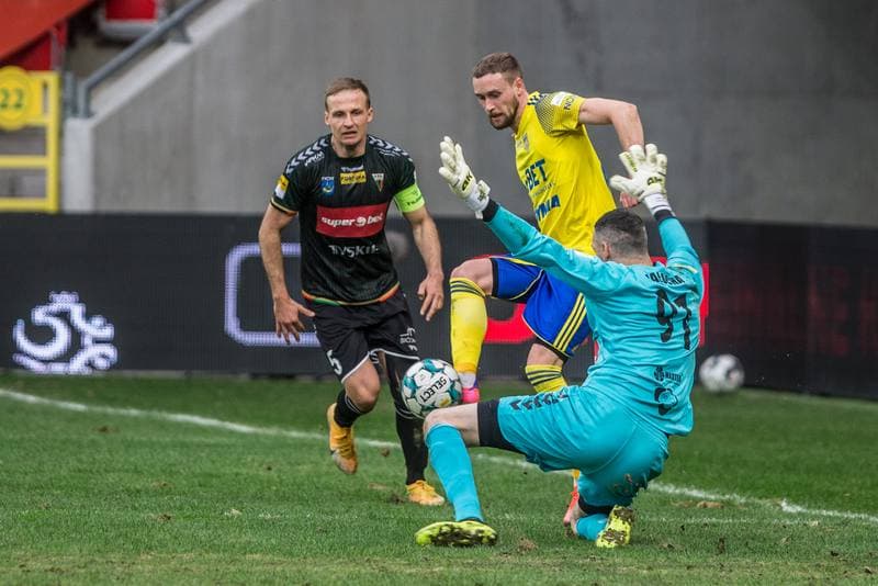 Football. Fortuna I Liga. GKS Tychy - Arka Gdynia. 01.04.2021