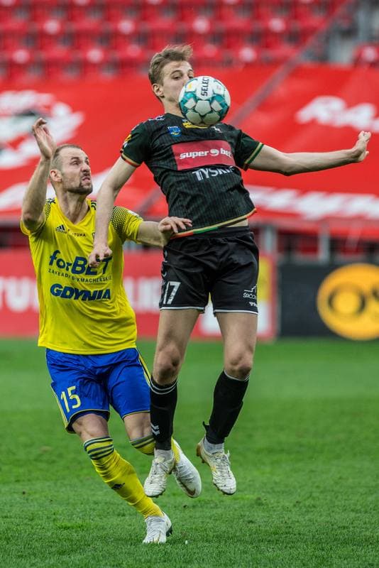 Football. Fortuna I Liga. GKS Tychy - Arka Gdynia. 01.04.2021