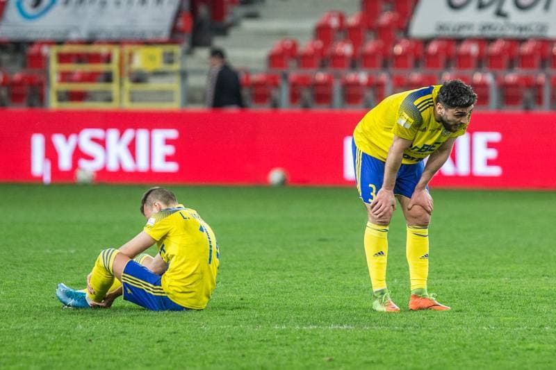 Football. Fortuna I Liga. GKS Tychy - Arka Gdynia. 01.04.2021