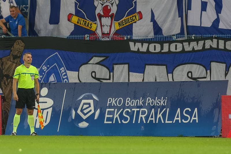 Football. PKO BP Ekstraklasa. Ruch Chorzow - LKS Lodz. 28.07.2023