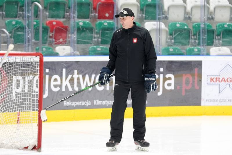 Ice Hockey. Poland national team. Training. 03.02.2024