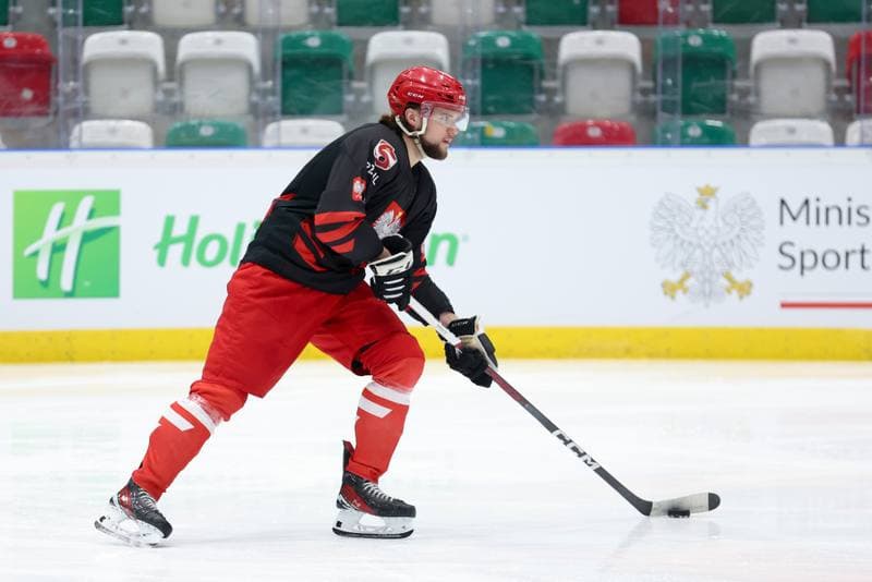 Ice Hockey. Poland national team. Training. 04.02.2024