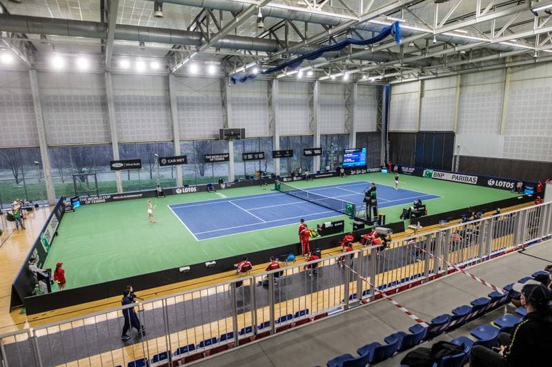 Tennis. Billie Jean King Cup. Poland - Brazil. 16.04.2021