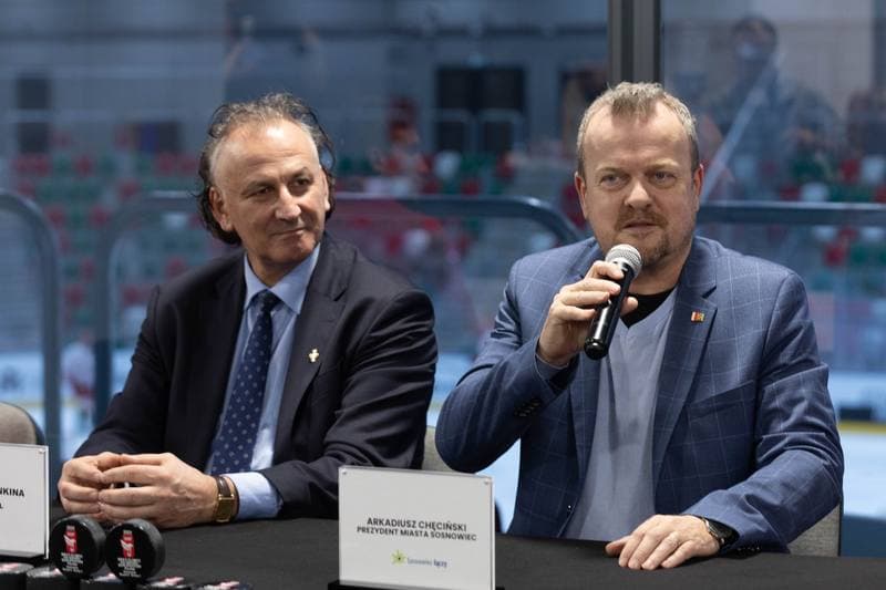 Ice Hockey. Poland national team. Press Conference. 06.02.2024