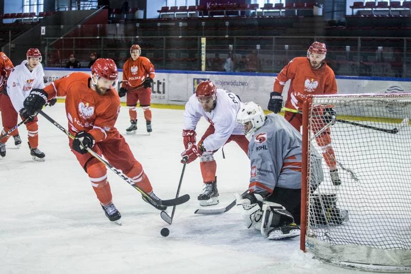 Ice Hockey. Poland national team. Training. 15.04.2021
