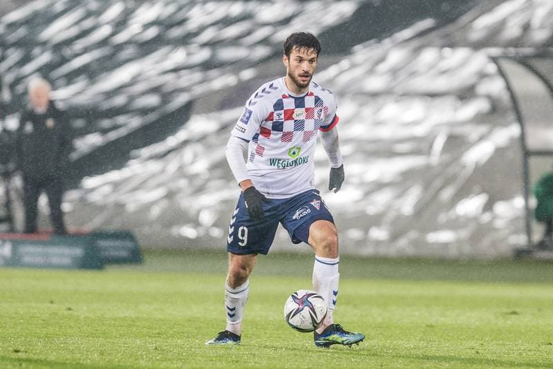Football. PKO BP Ekstraklasa. Gornik Zabrze - Slask Wroclaw. 16.04.2021