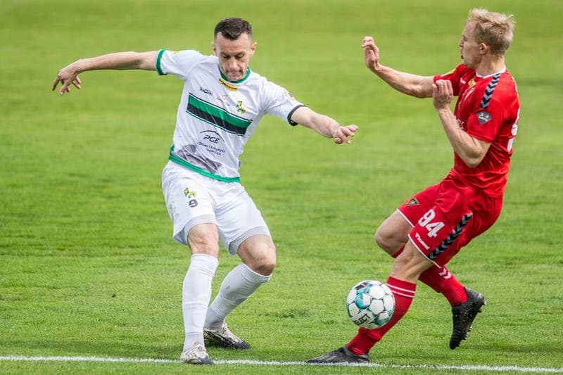 Football. Fortuna I Liga. Zaglebie Sosnowiec - GKS Belchatow. 18.04.2021