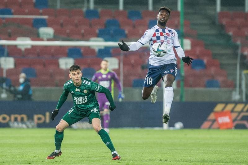 Football. PKO BP Ekstraklasa. Gornik Zabrze - Slask Wroclaw. 16.04.2021