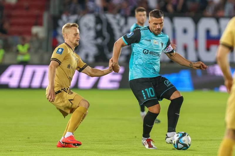 Football. PKO BP Ekstraklasa. Gornik Zabrze - Widzew Lodz. 18.08.2023