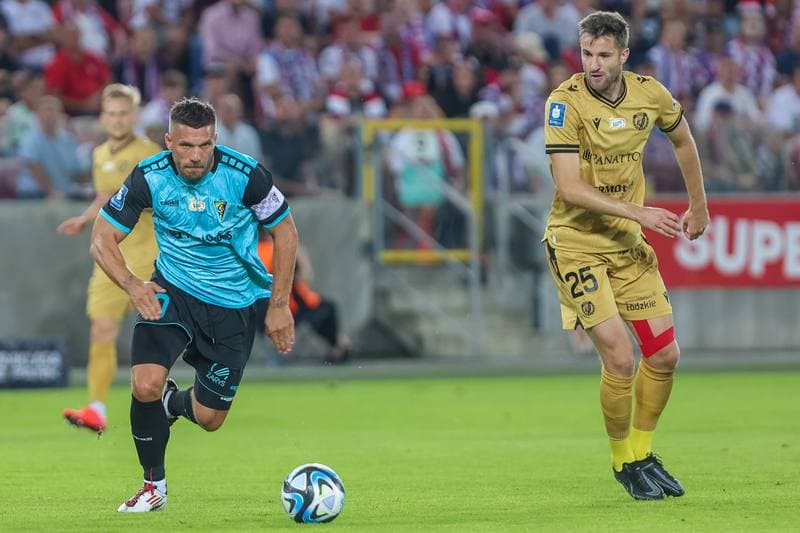 Football. PKO BP Ekstraklasa. Gornik Zabrze - Widzew Lodz. 18.08.2023
