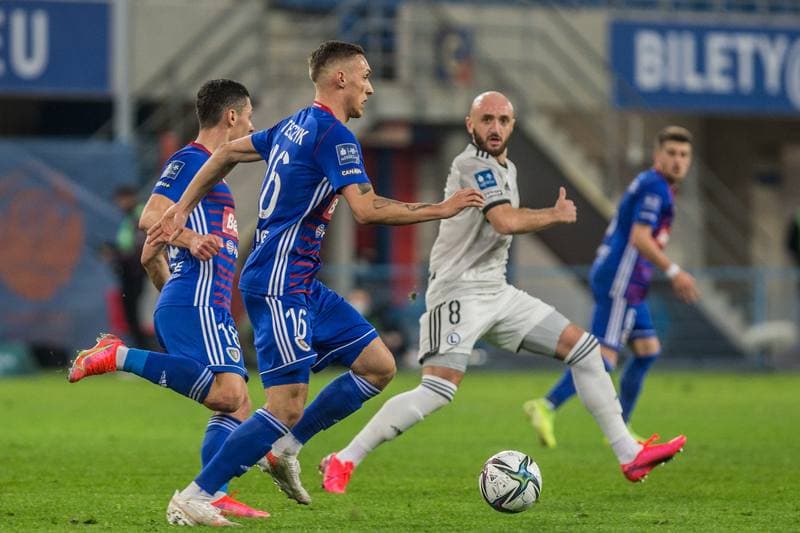 Football. PKO BP Ekstraklasa. Piast Gliwice - Legia Warsaw. 21.04.2021