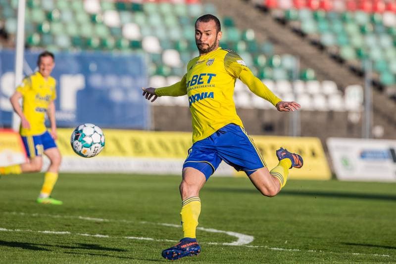 Football. Fortuna I Liga. Zaglebie Sosnowiec - Arka Gdynia. 28.04.2021