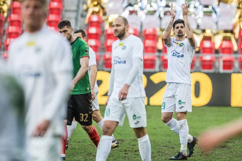 Football. Fortuna I Liga. GKS Tychy - Radomiak Radom. 20.04.2021