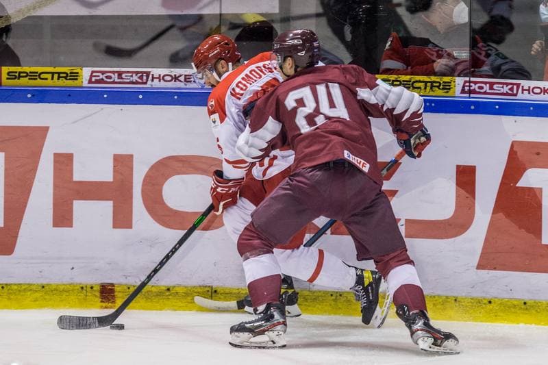Ice Hockey. Three Seas Tournament. Poland - Latvia. 21.04.2021
