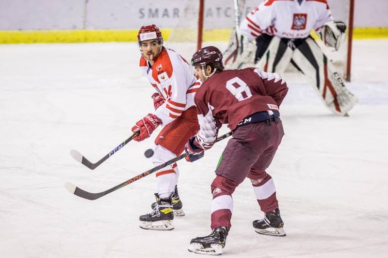 Ice Hockey. Three Seas Tournament. Poland - Latvia. 21.04.2021
