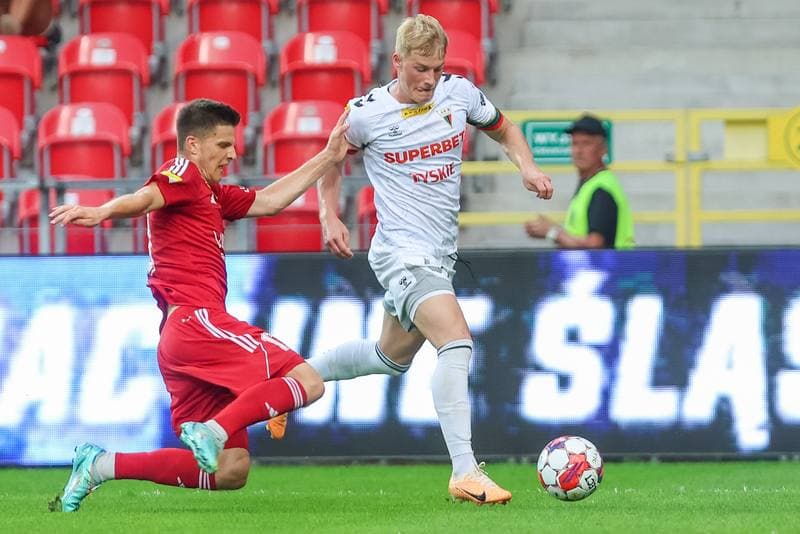 Football. Fortuna I Liga. GKS Tychy - Miedz Legnica. 25.08.2023