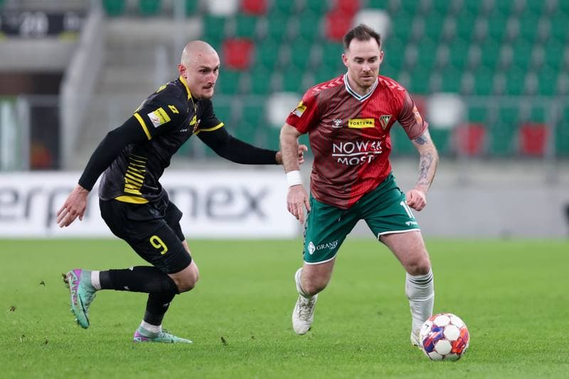 Football. Fortuna I Liga. Zaglebie Sosnowiec - Znicz Pruszkow. 18.02.2024