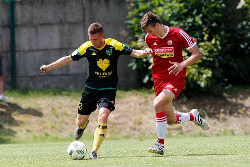Football. Sparing. GKS Katowice - Sola Oswiecim. 09.07.2016