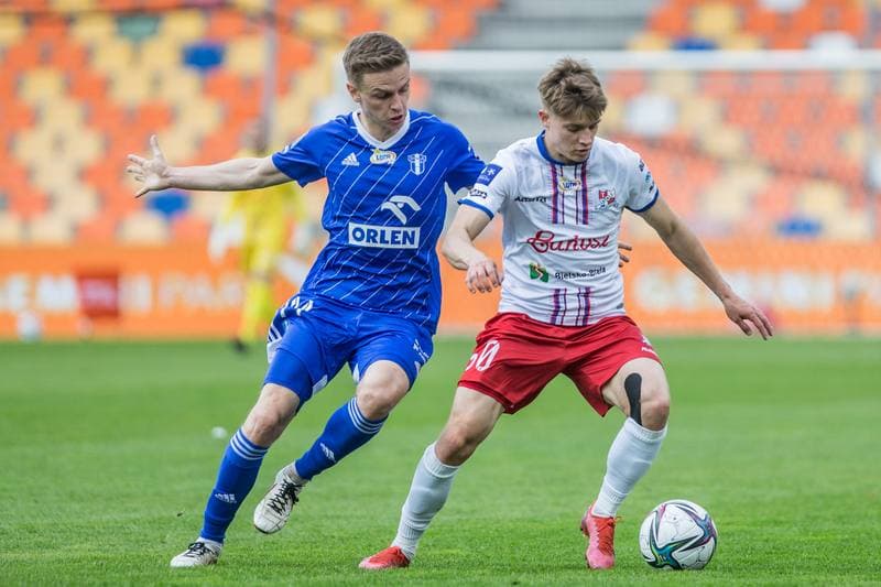 Football. PKO BP Ekstraklasa. Podbeskidzie Bielsko-Biala - Wisla Plock. 08.05.2021