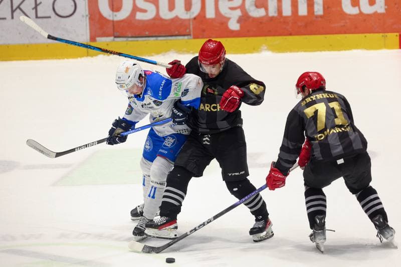 Ice Hockey. Tauron Hokej Liga. Re-Plast Unia Oswiecim - Comarch Cracovia. 14.03.2024