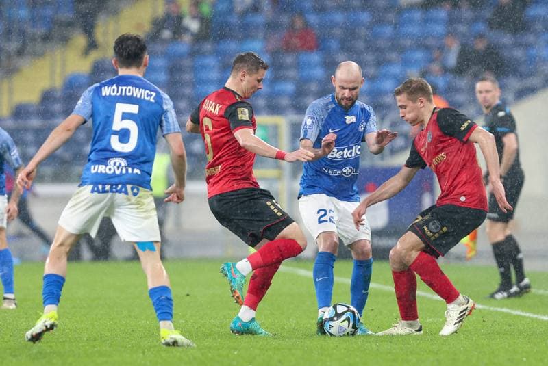 Football. PKO BP Ekstraklasa. Ruch Chorzow - Gornik Zabrze. 16.03.2024