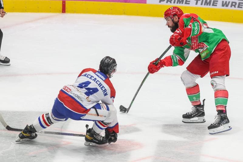 Ice Hockey. Tauron Hokej Liga. Zaglebie Sosnowiec - Marma Ciarko STS Sanok. 17.09.2023