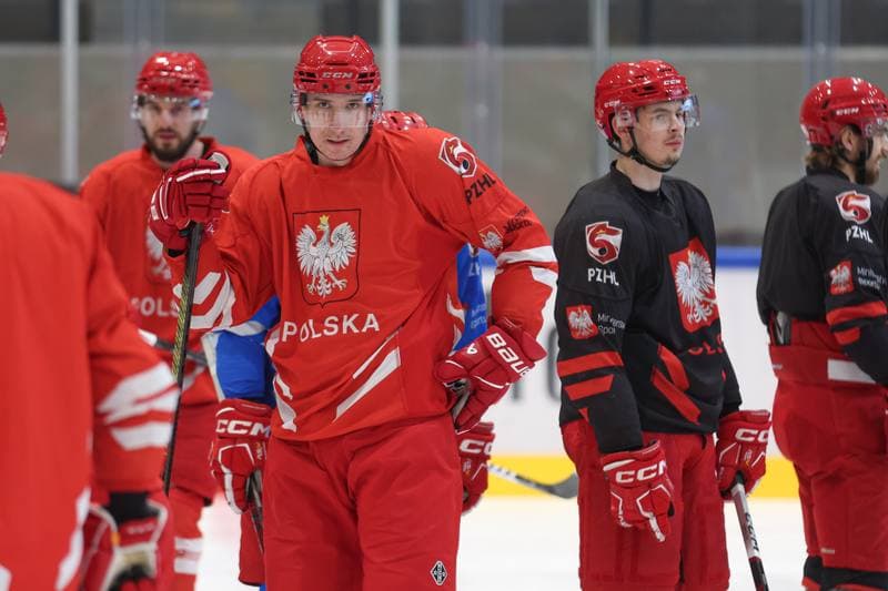 Ice Hockey. Poland national team. Training. 11.04.2024