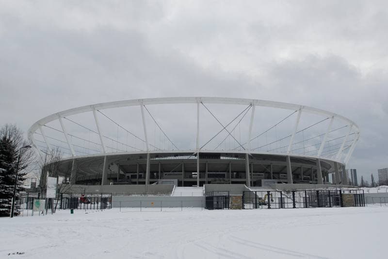 Football. Stadion Slaski. Press Conference. 04.01.2017