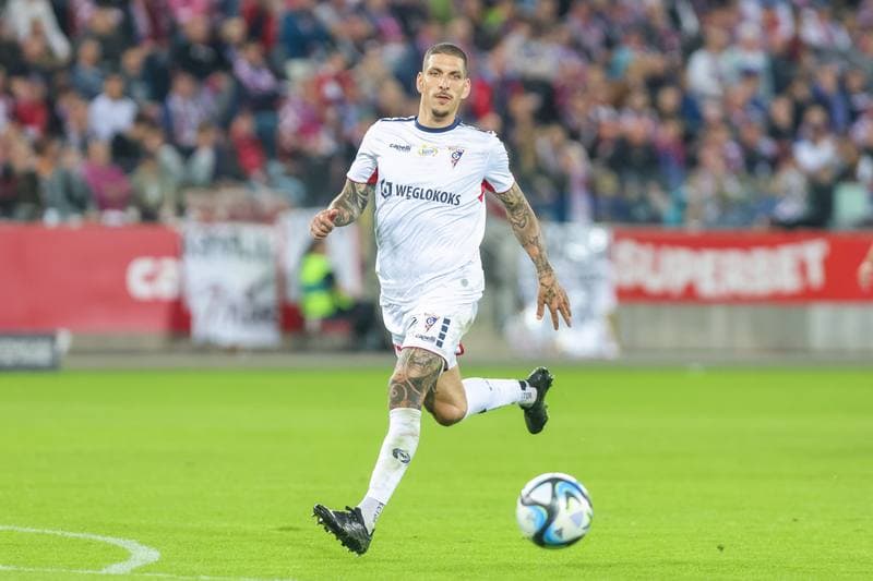 Football. PKO BP Ekstraklasa. Gornik Zabrze - Zaglebie Lubin. 02.10.2023