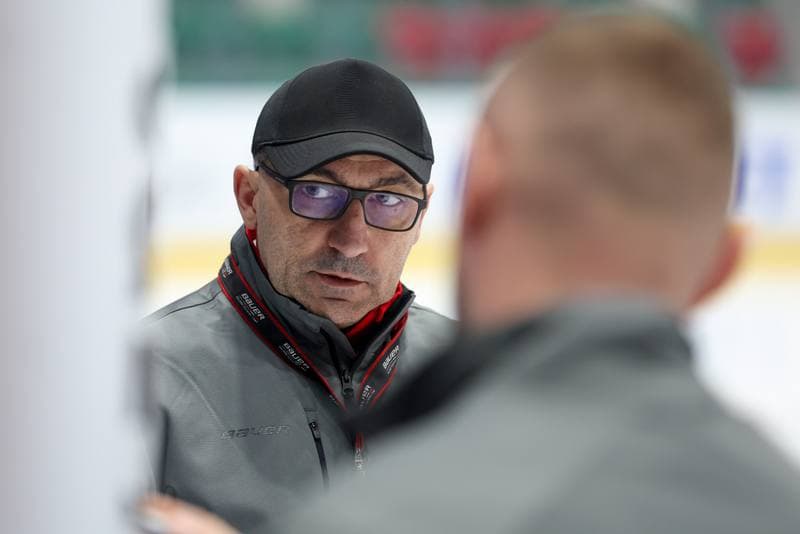 Ice Hockey. Poland national team. Training. 30.04.2024