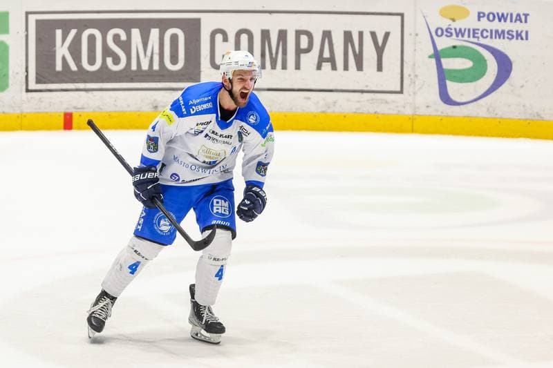 Ice Hockey. Tauron Hokej Liga. Re-Plast Unia Oswiecim - GKS Tychy. 20.10.2023