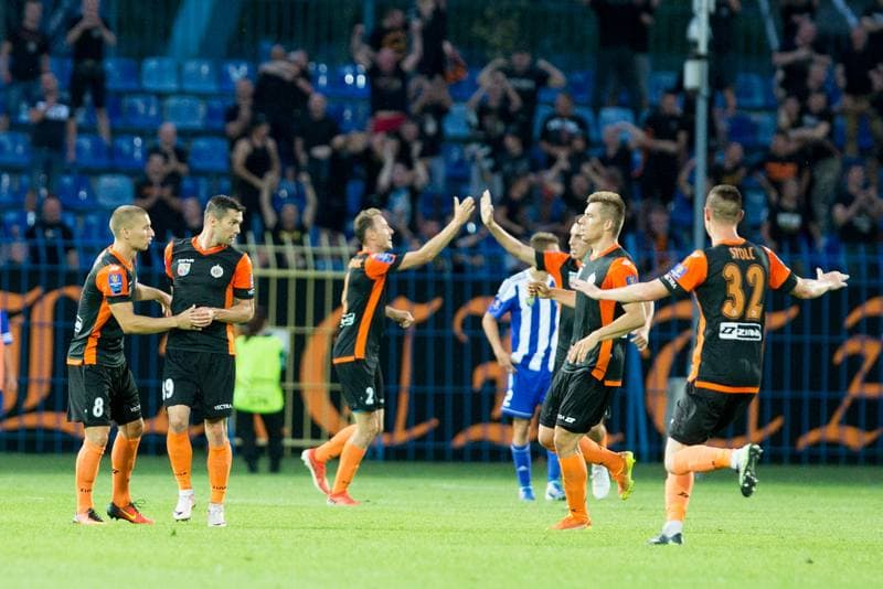 Football. Polish Cup. Ruch Chorzow - Chrobry Glogow. 08.08.2017